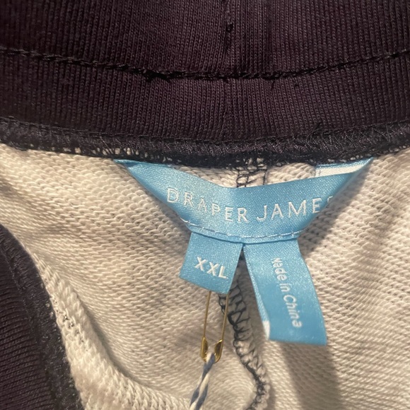 Draper James Navy Gingham Sweatpants - Picture 4 of 7